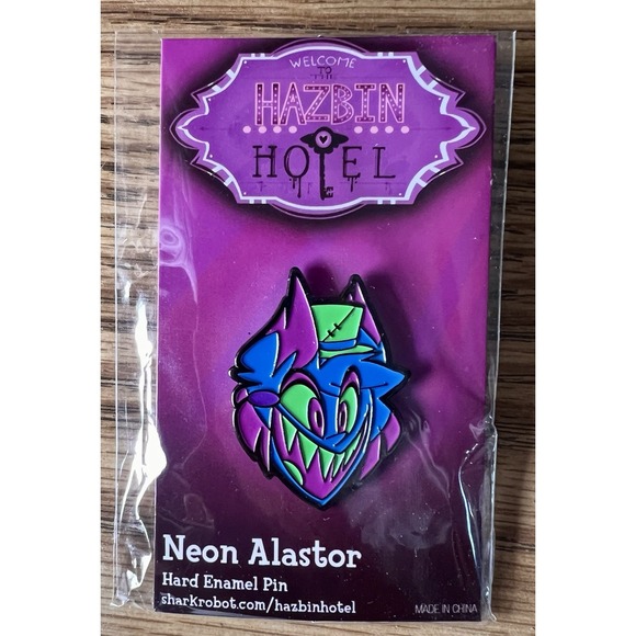 Hazbin Hotel Official Neon Alastor Enamel Pin - DISCONTINUED - SOLD‎ OUT!